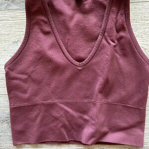 Athleta Aurora Crop Rib Tank